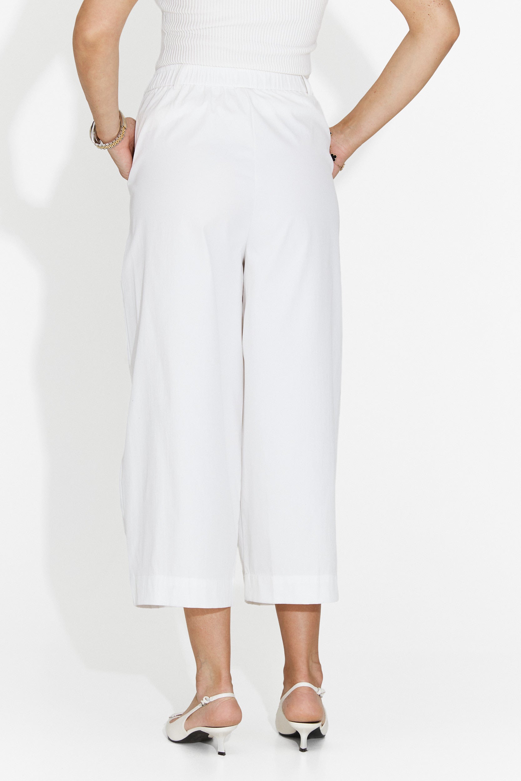 Pantaloni Casual Bianchi da Donna Lobelia Bogas