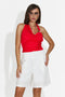 Pantaloni casual da donna bianchi Ofelyna Bogas