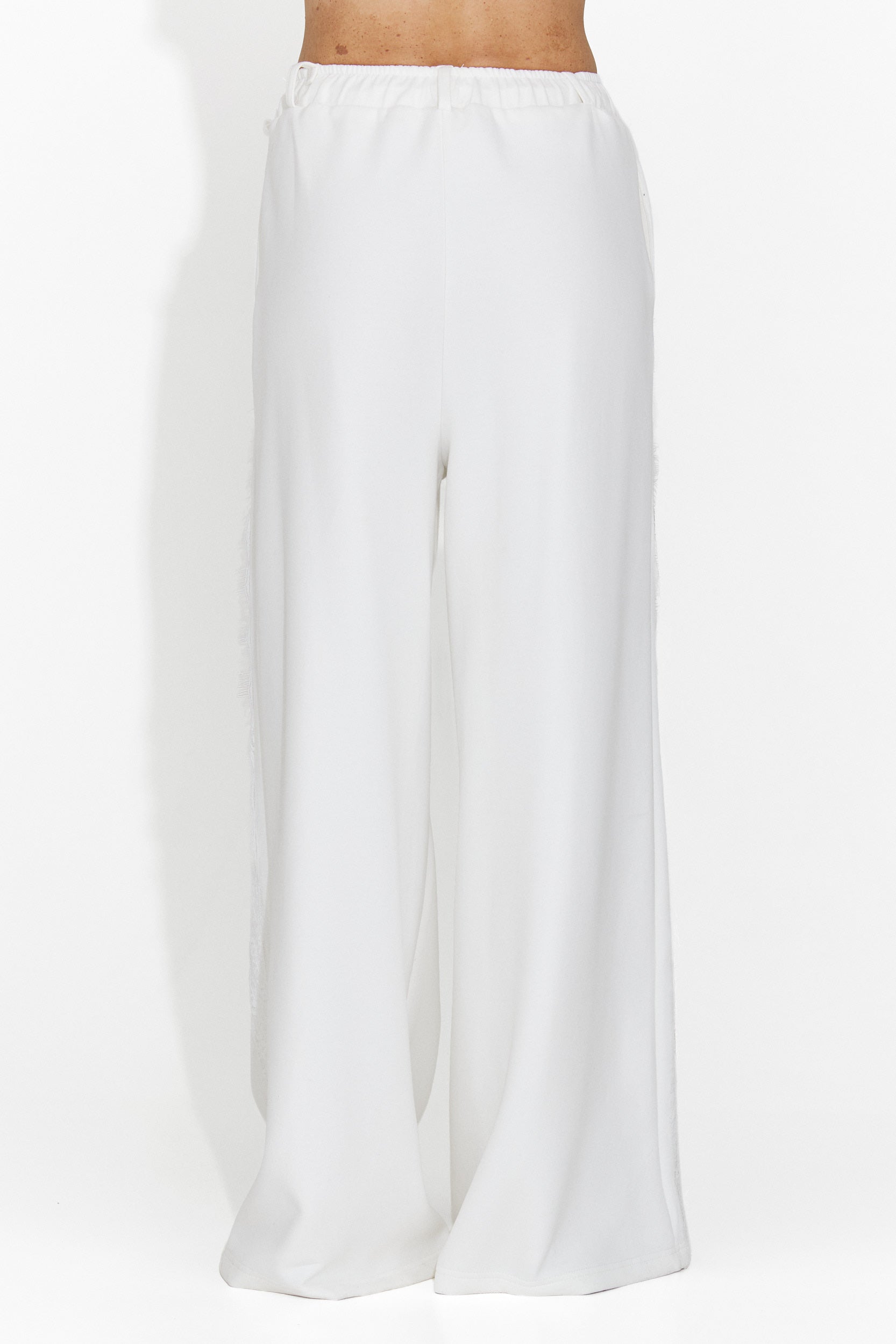 Pantaloni Casual Bianchi da Donna Zarania Bogas