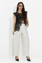 Pantaloni casual beige da donna Horwed Bogas