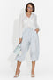 Pantaloni dama casual bleu Lyhok Bogas