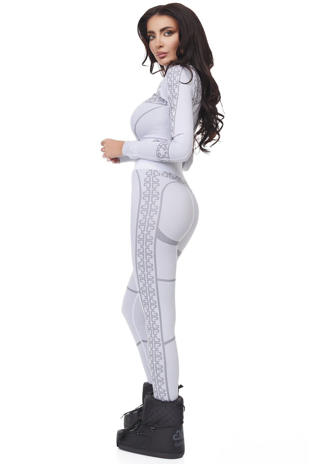 Pantaloni casual grigi da donna Desya Bogas