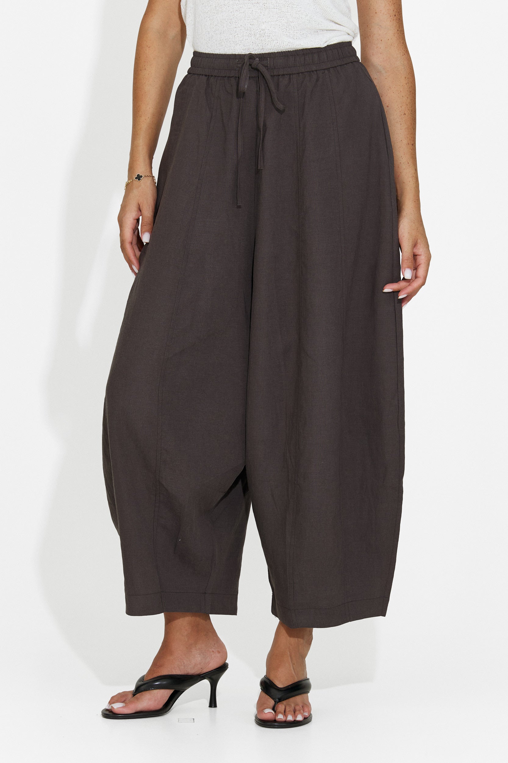 Pantaloni donna casual grigi Eusepia Bogas