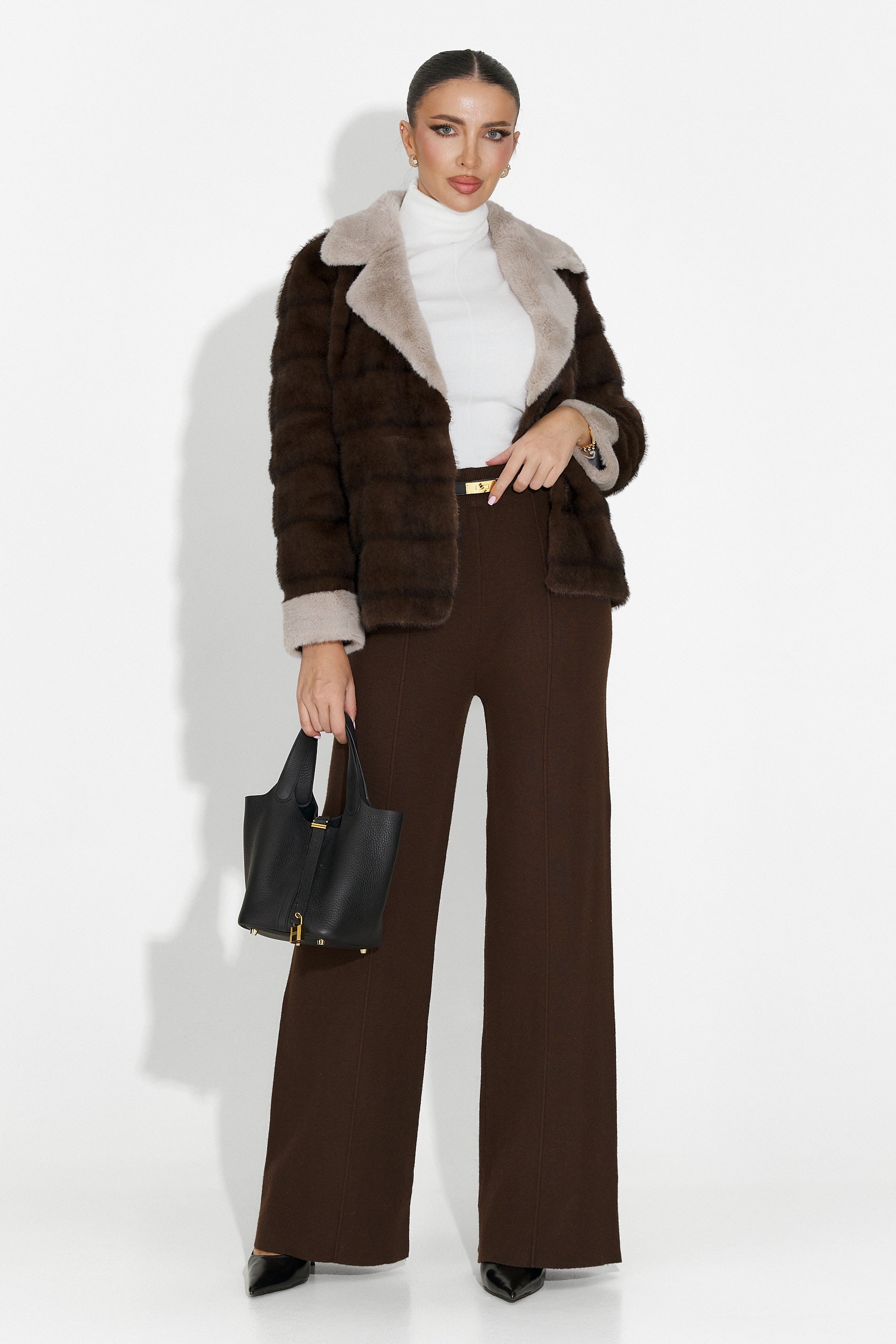 Pantaloni Casual Marroni da Donna di Pietrina Bogas