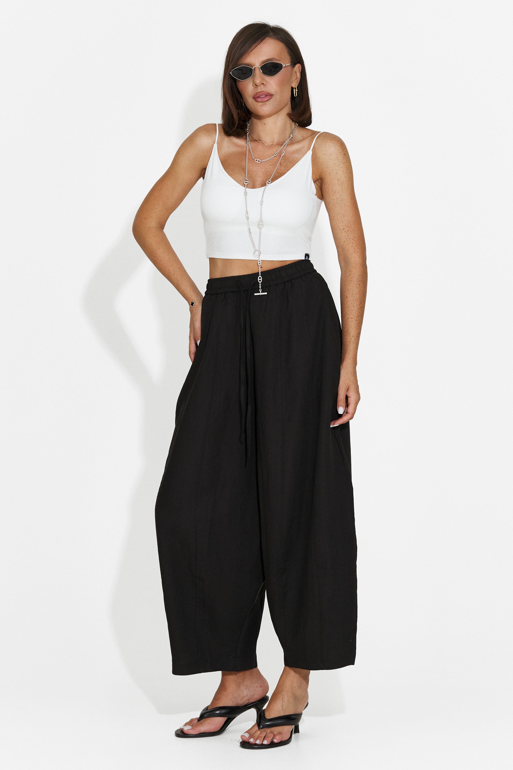 Pantaloni donna casual neri Eusepia Bogas
