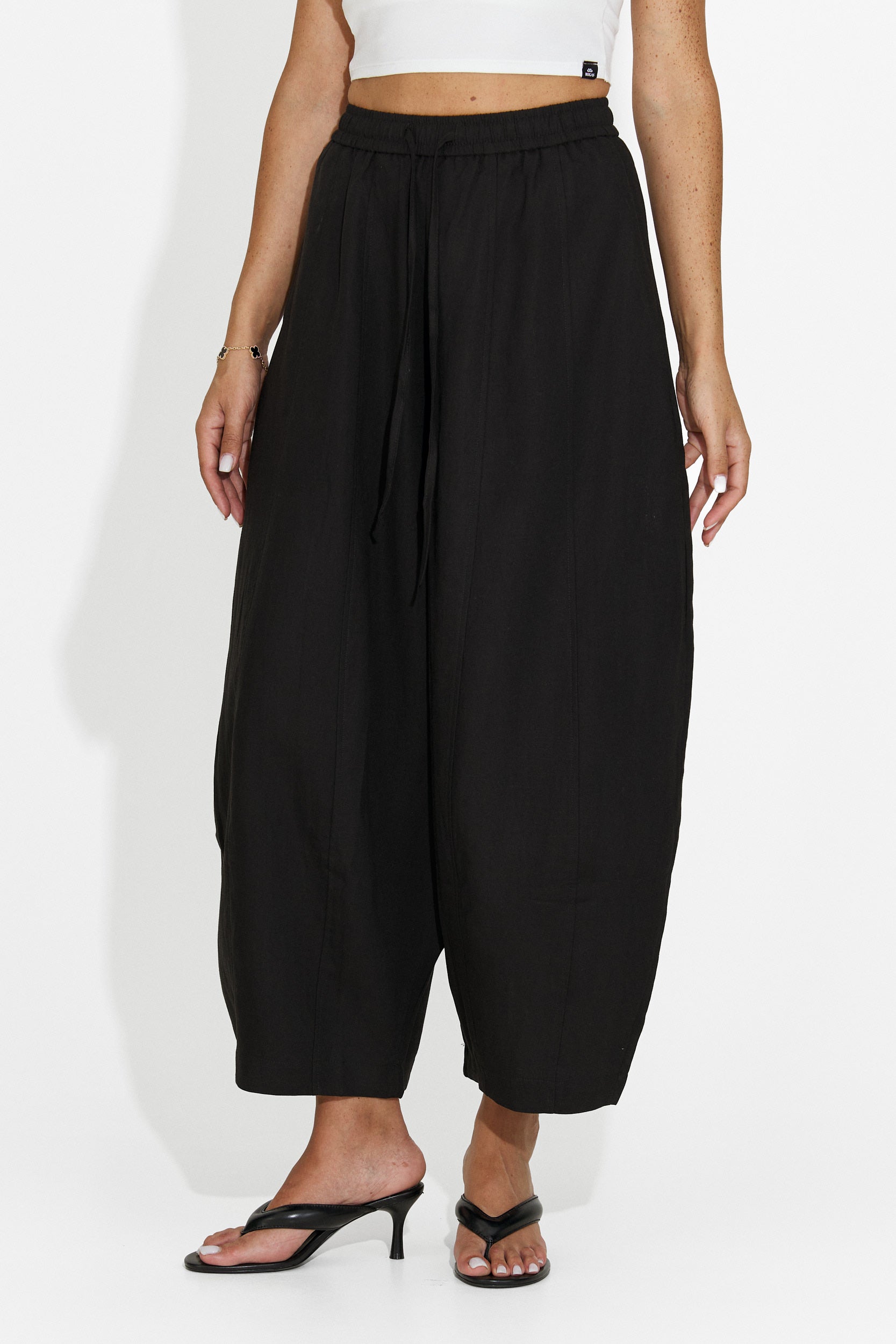 Pantaloni donna casual neri Eusepia Bogas
