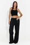Pantaloni casual da donna neri Velezoena Bogas