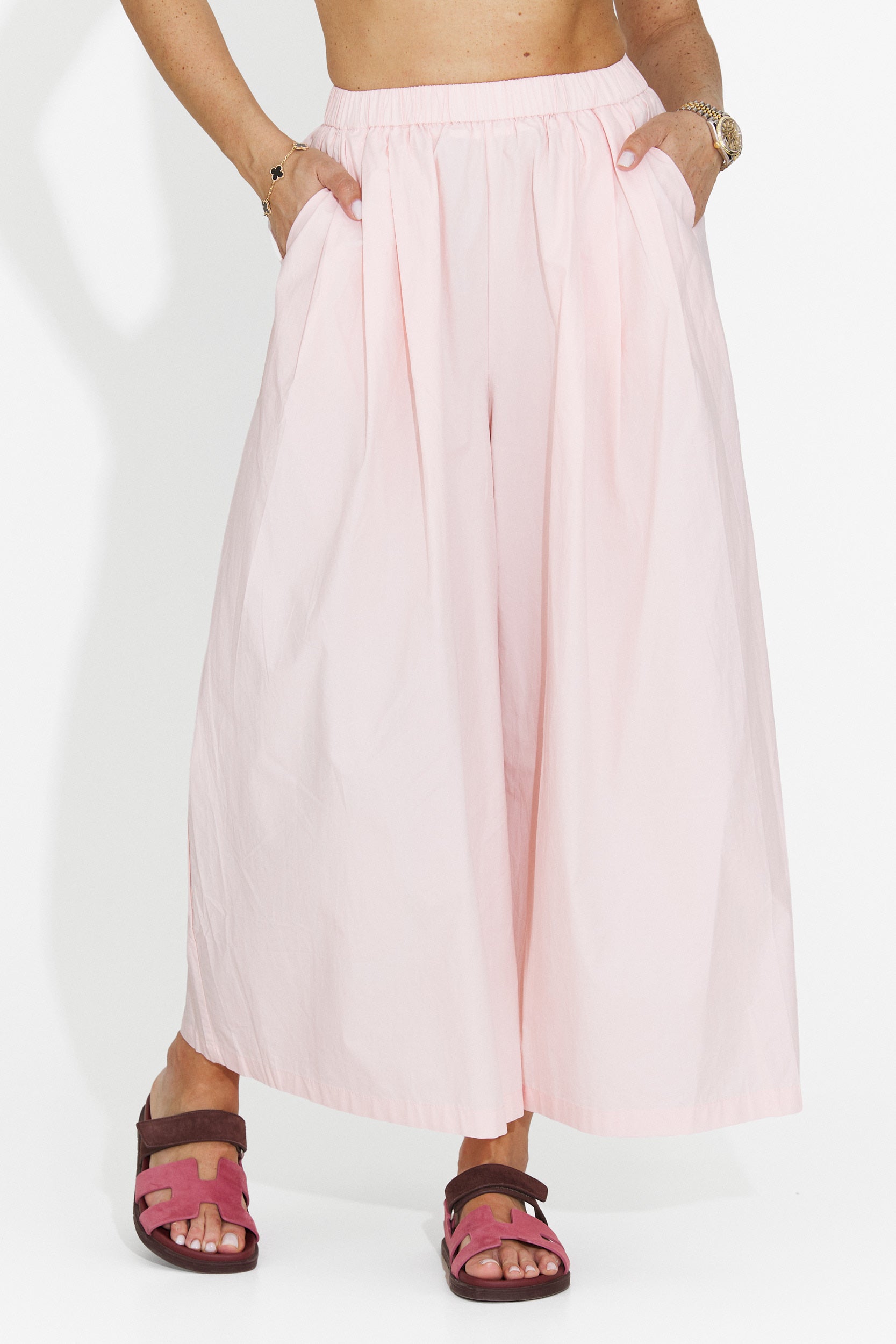 Pantaloni casual rosa da donna Bluebel Bogas