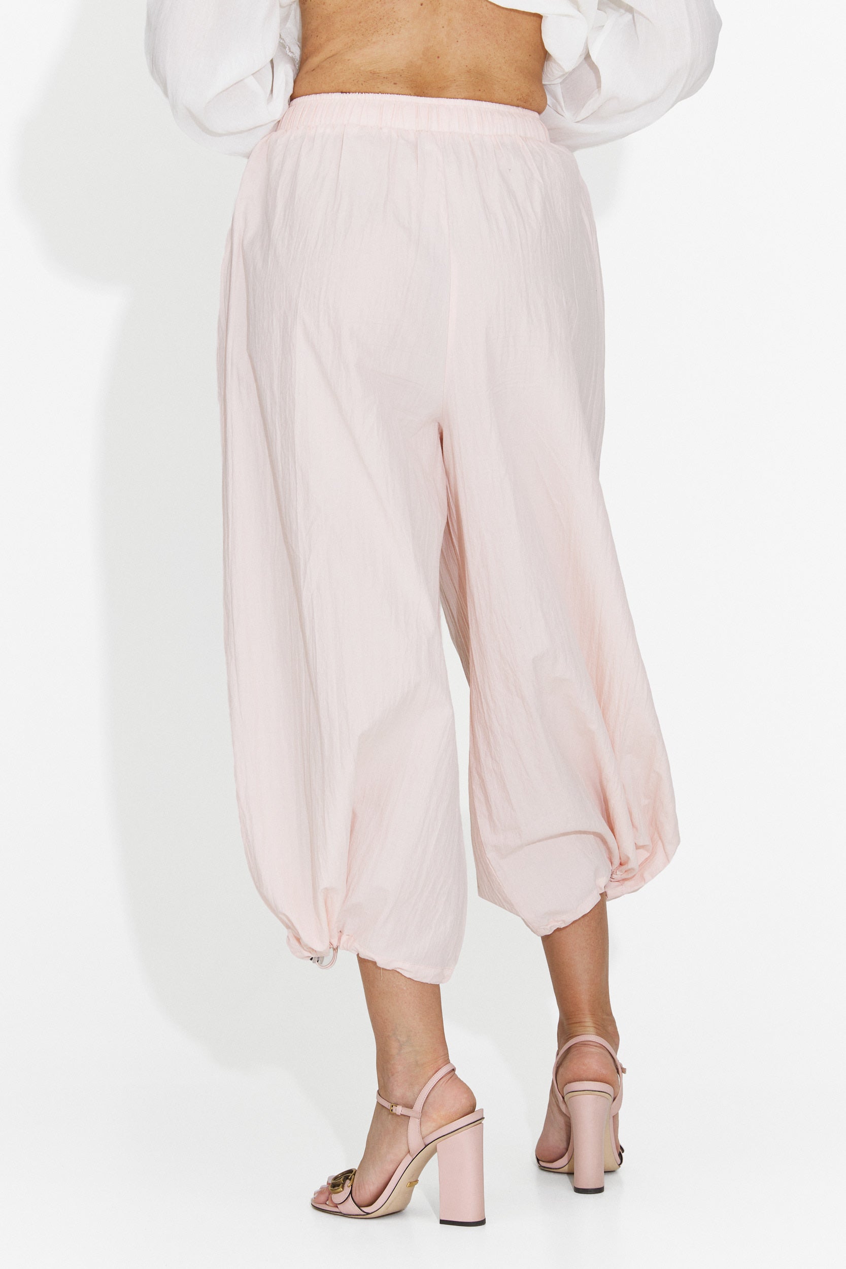 Pantaloni dama casual roz Lyhok Bogas