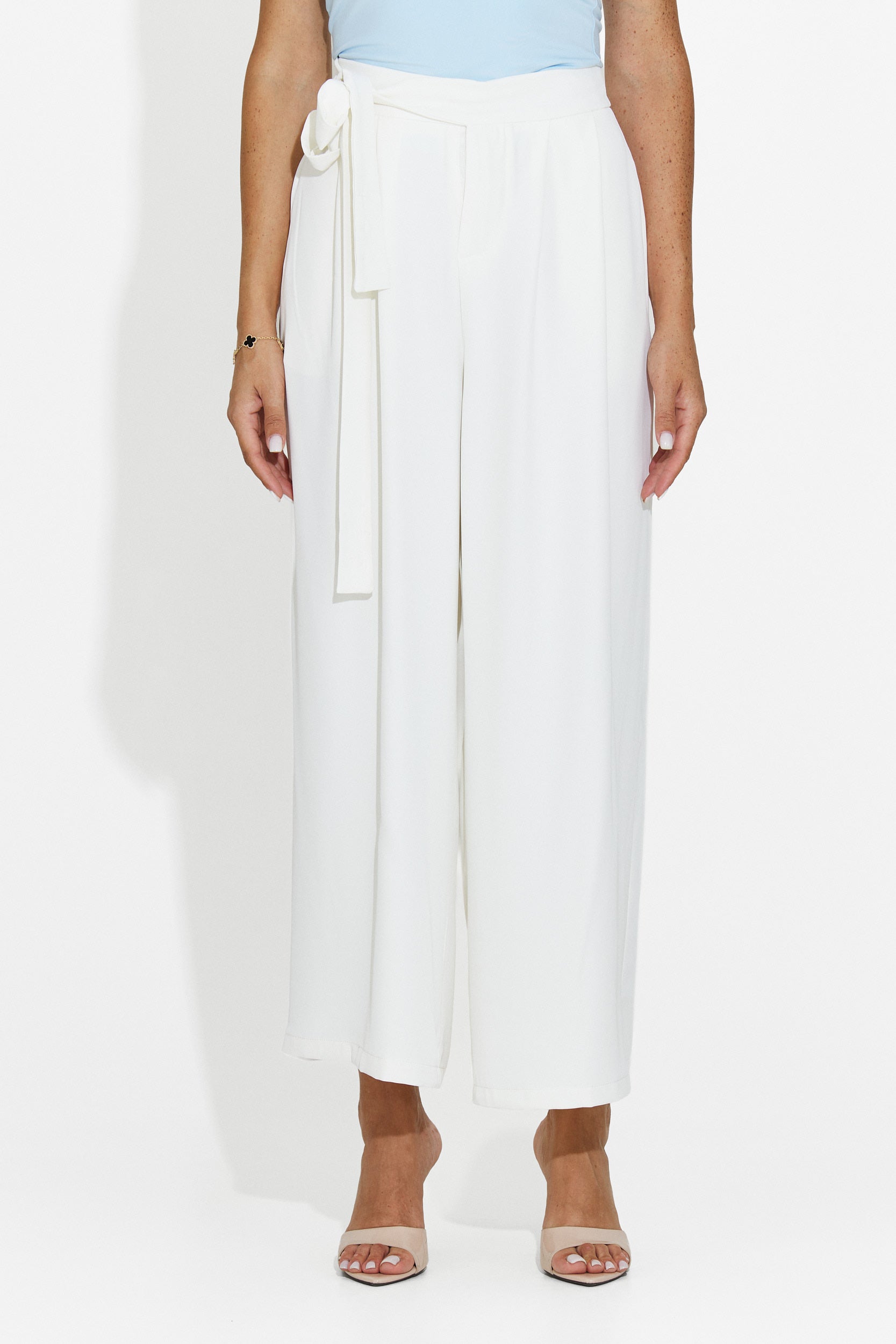 Pantaloni donna eleganti bianchi Lioria Bogas