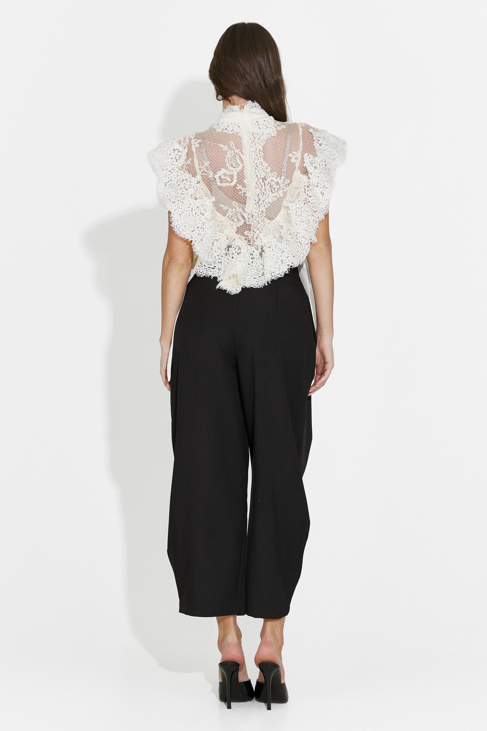 Pantaloni donna eleganti neri Kemily Bogas