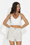 Pantaloni Corti Beige Desanta Bogas per Donne