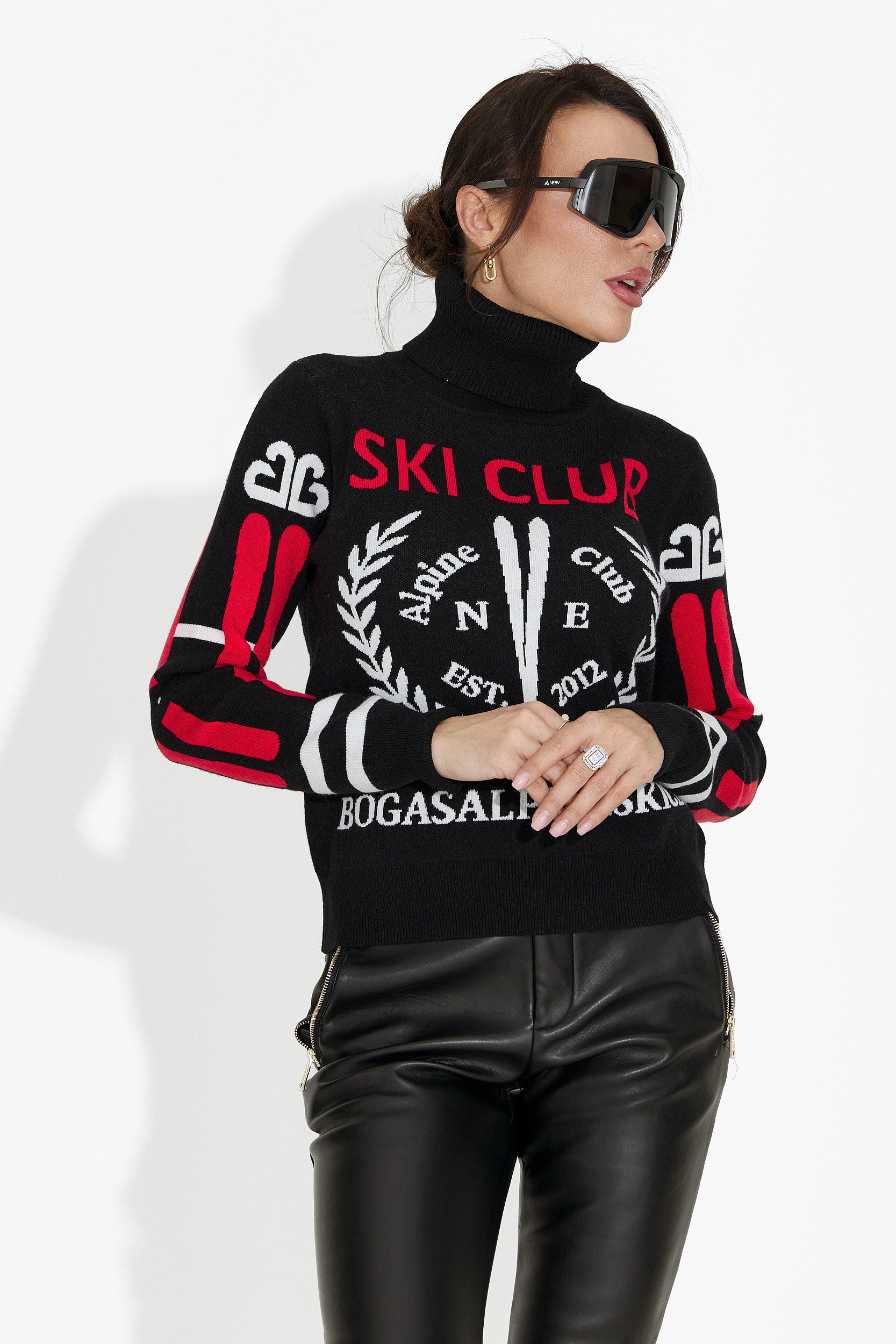 Nesia Bogas Maglione Casual Nero da Donna