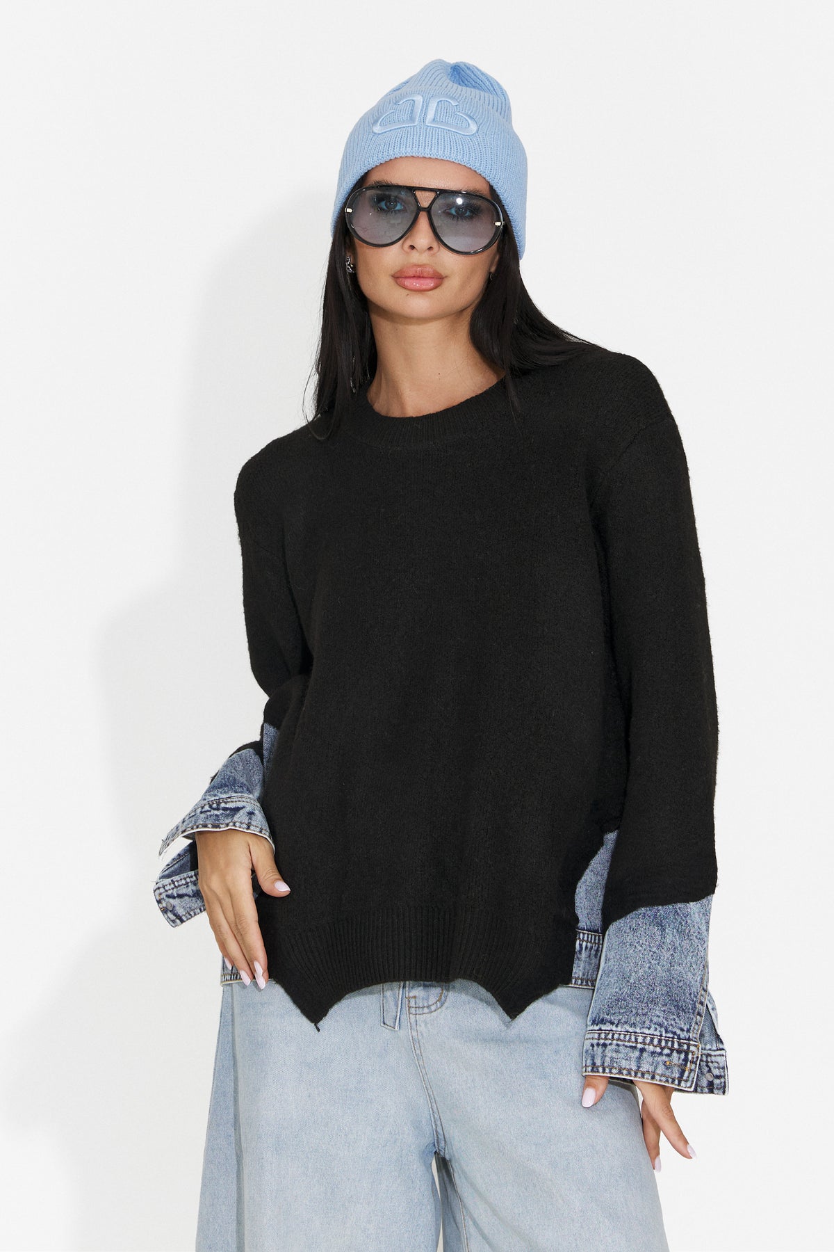 Pulover negru Grulareia Bogas