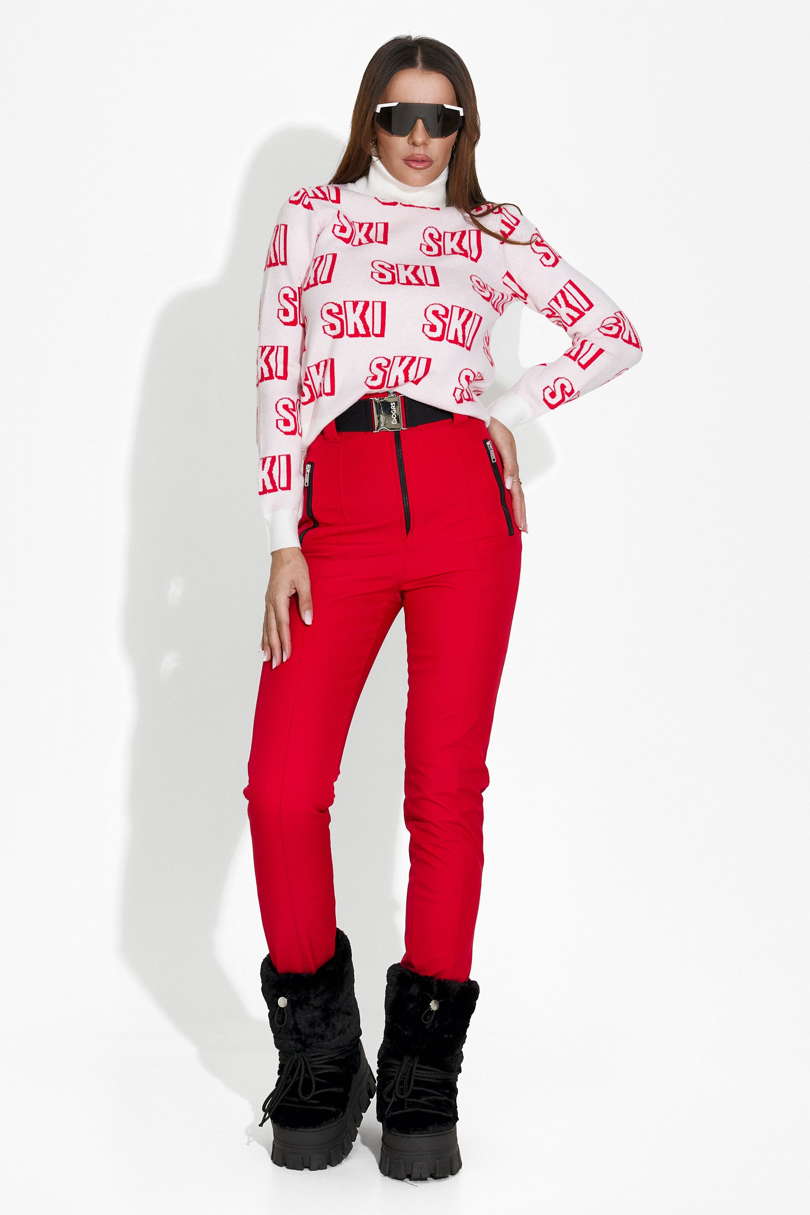 Maglione da Sci per Donna Bianco Caresia Bogas