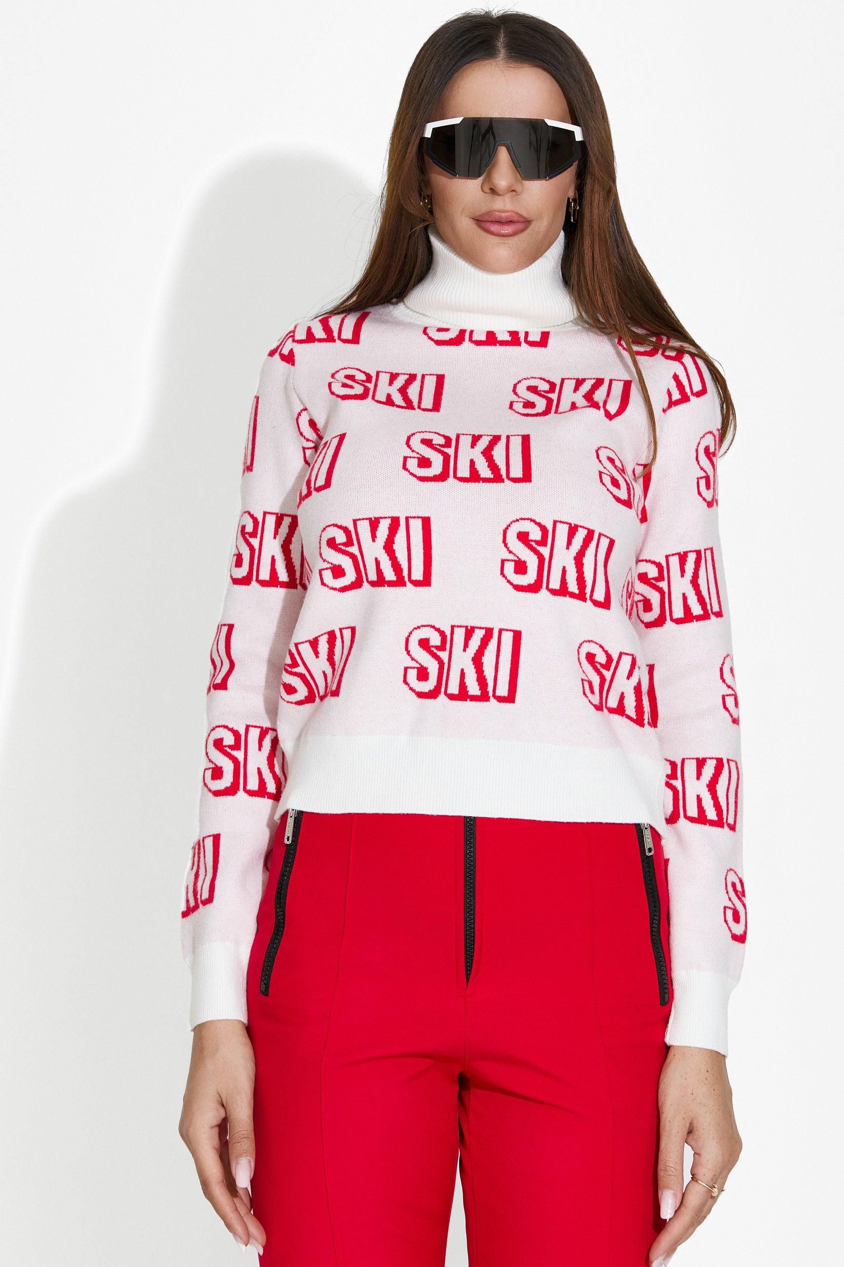 Maglione da Sci per Donna Bianco Caresia Bogas