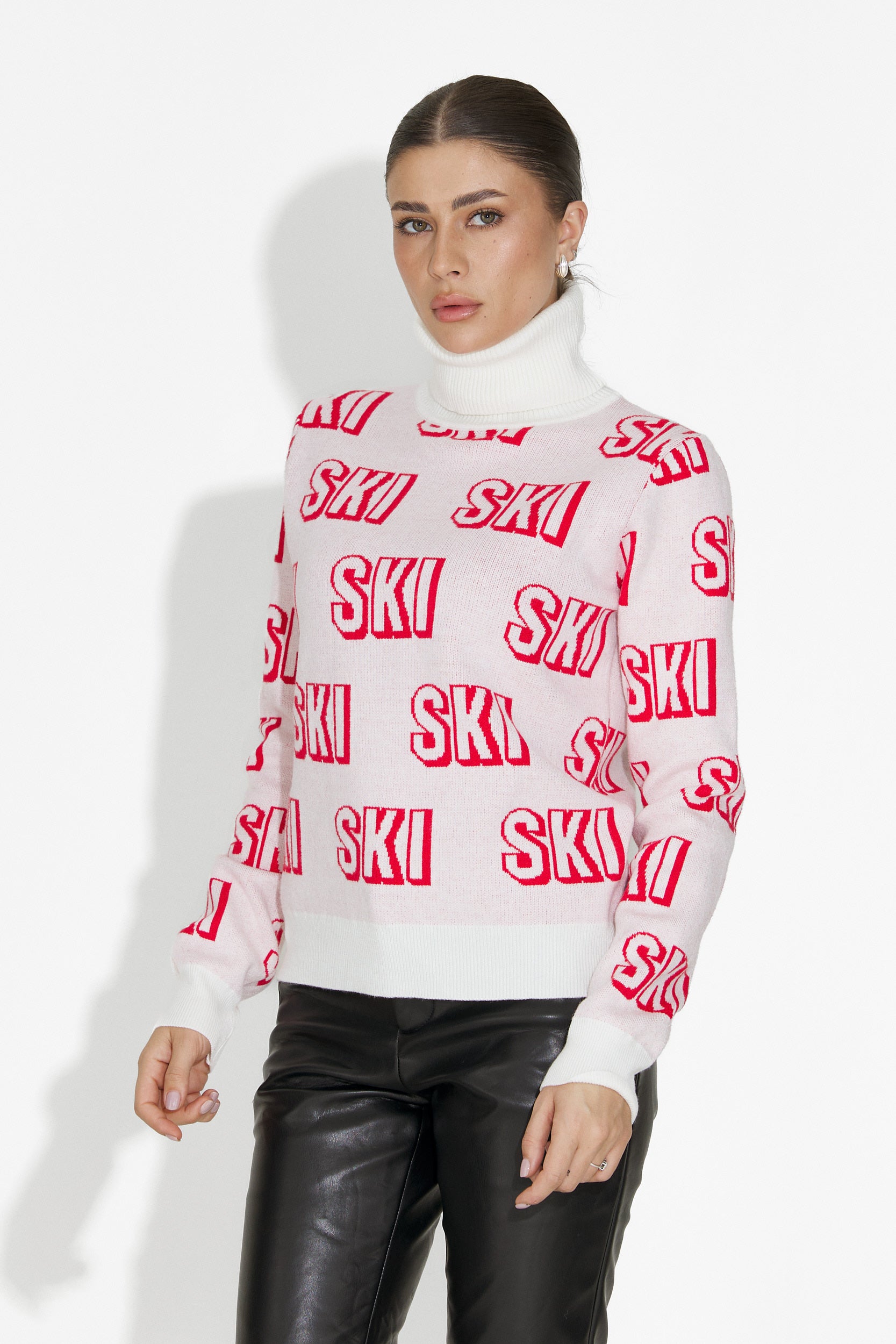 Maglione da Sci per Donna Bianco Caresia Bogas