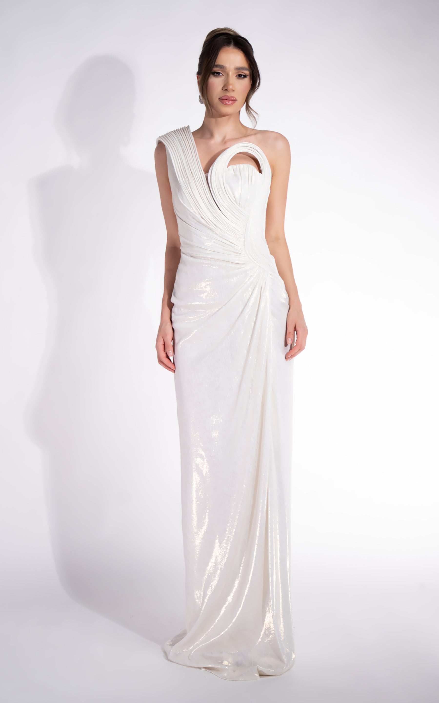 Abito lungo bianco da donna Chantela Bogas