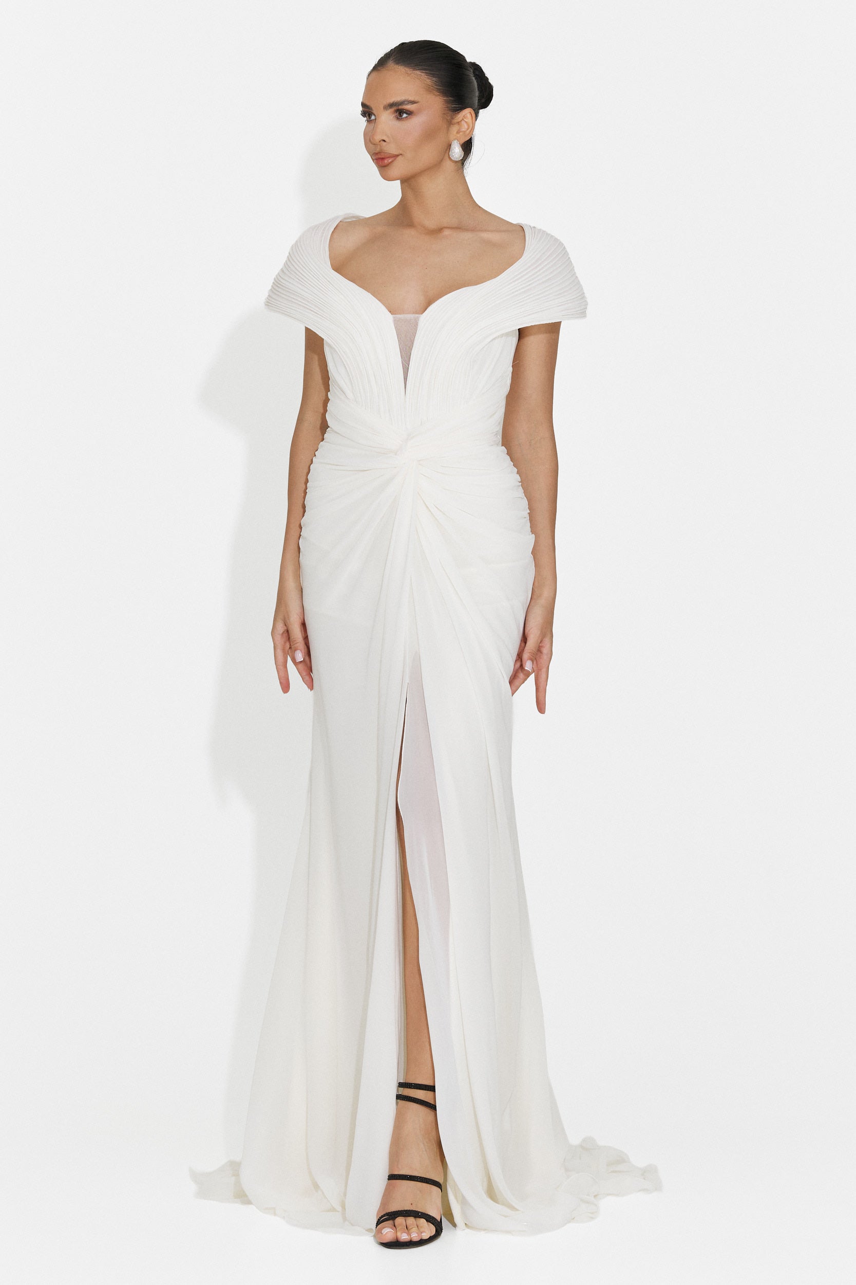 Lungo Vestito Bianco da Donna di Emilia Bogas