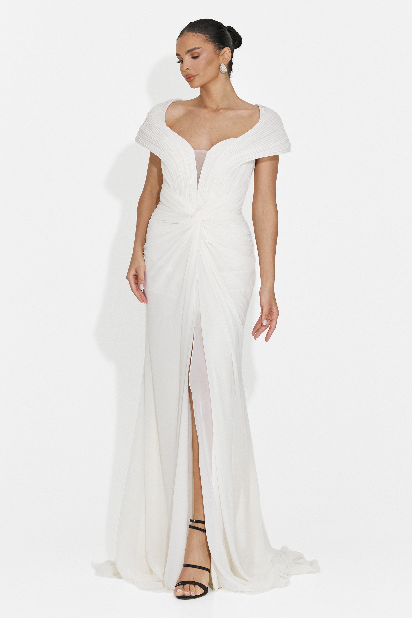 Lungo Vestito Bianco da Donna di Emilia Bogas