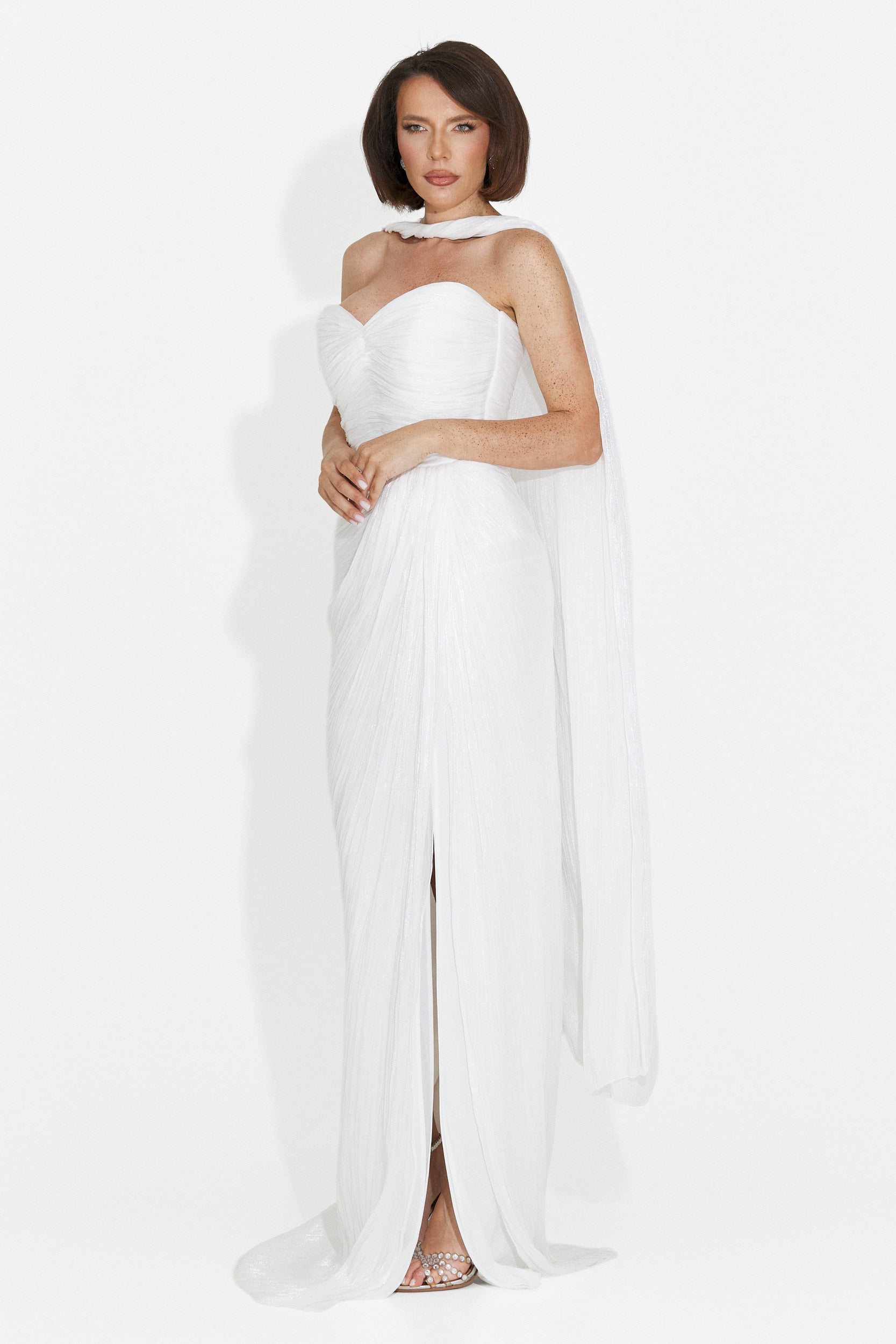 Lungo Vestito Bianco da Donna di Greta Bogas