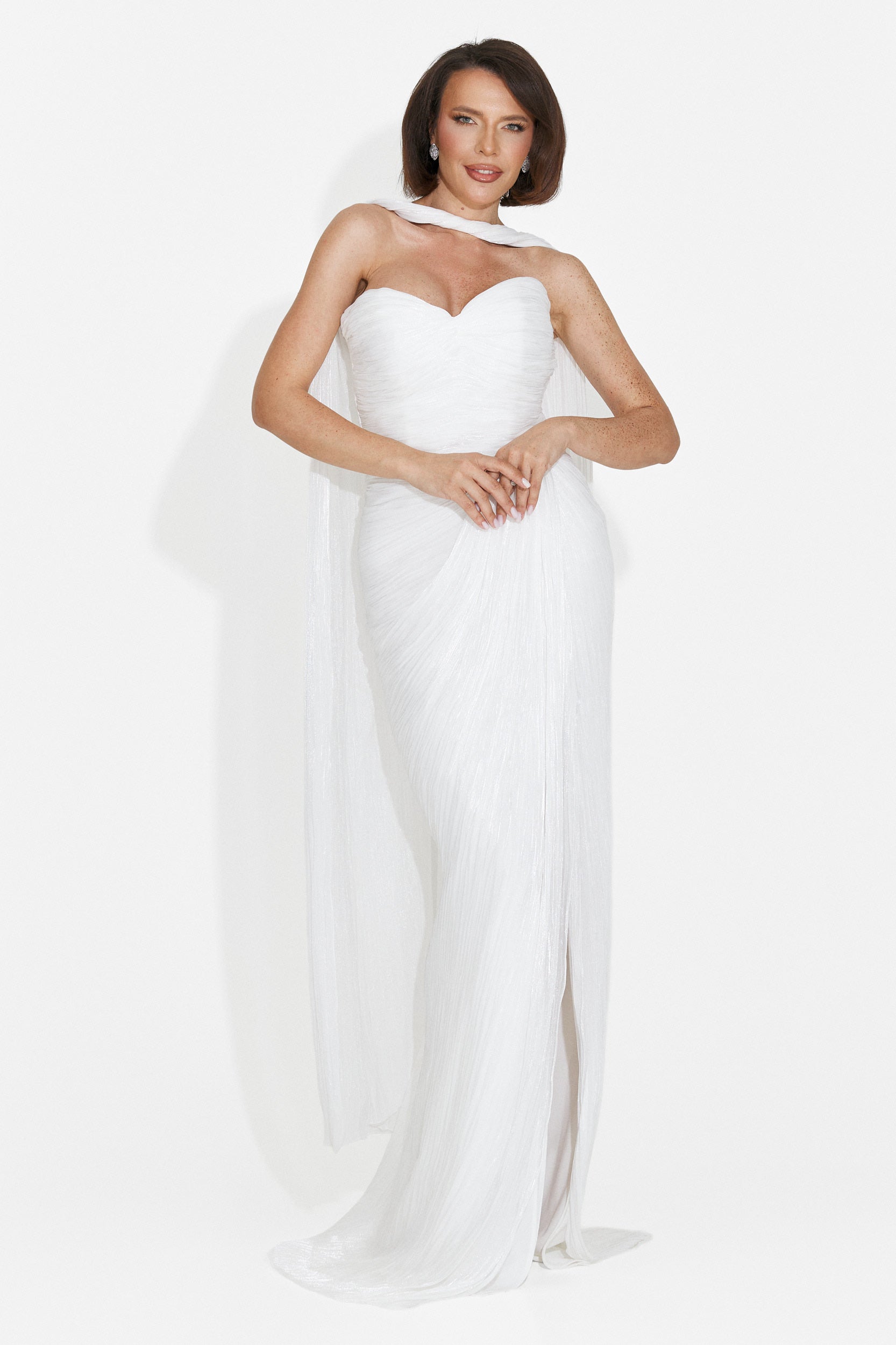 Lungo Vestito Bianco da Donna di Greta Bogas