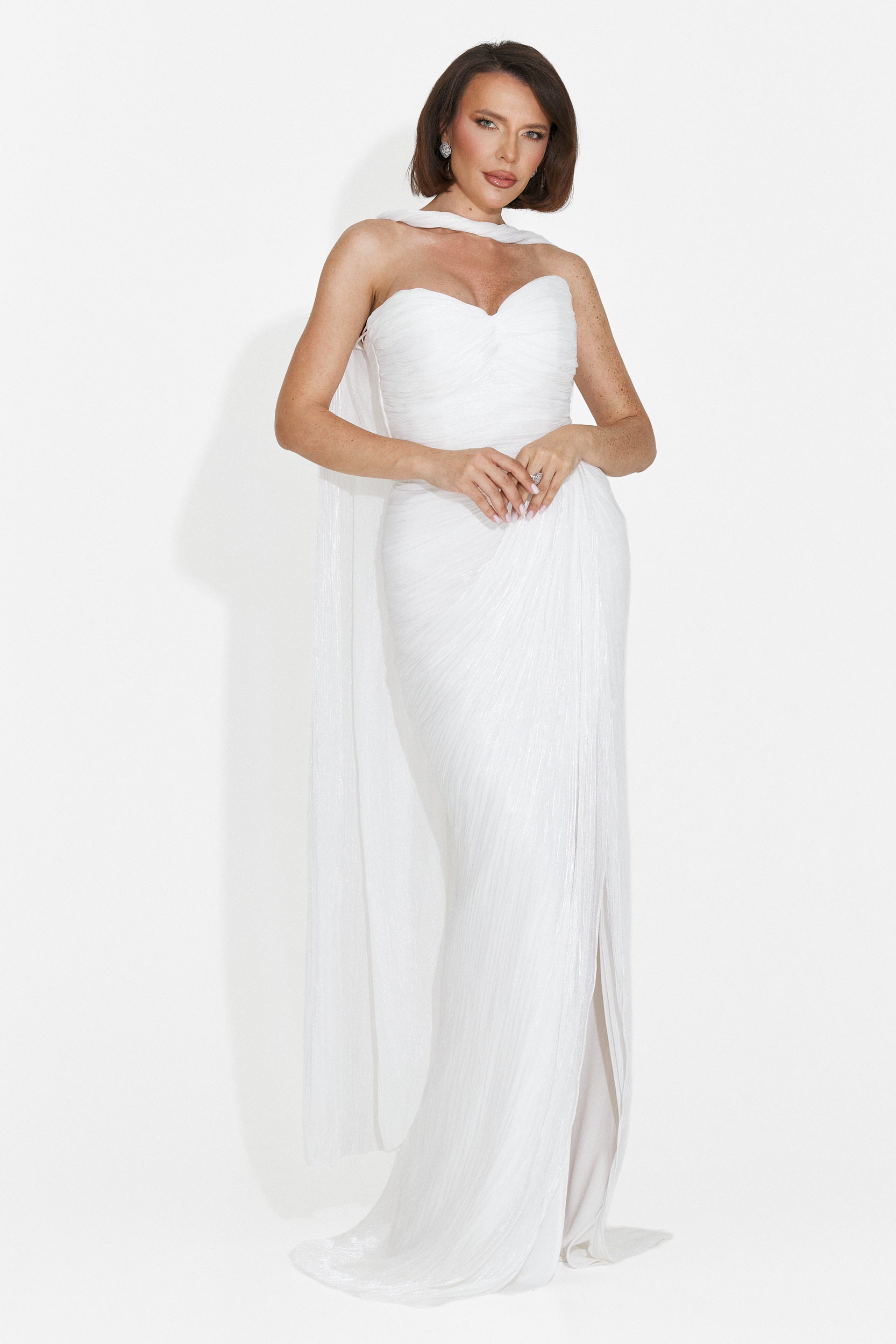 Lungo Vestito Bianco da Donna di Greta Bogas