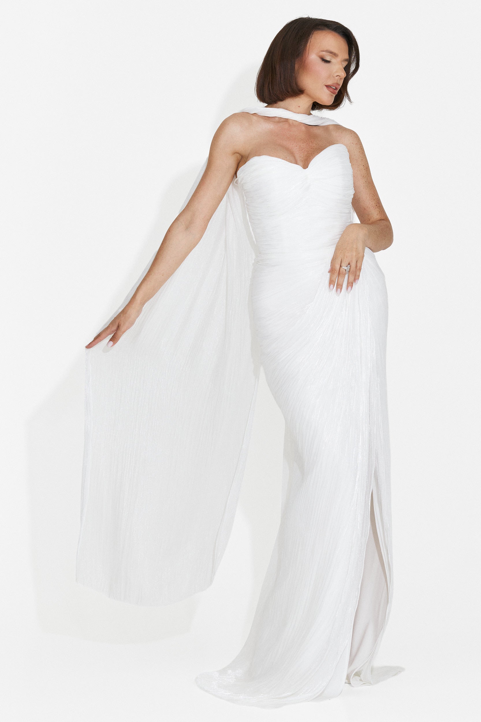 Lungo Vestito Bianco da Donna di Greta Bogas