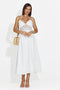 Lungo Vestito Bianco da Donna di Zeynka Bogas