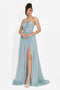 Lungo Vestito Blu da Donna di Anaika Bogas