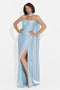 Lungo Vestito Blu da Donna di Greta Bogas