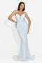 Lungo Vestito Blu da Donna di Gretchen Bogas