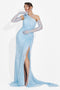 Lungo Vestito Blu da Donna di Heliena Bogas