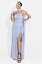 Lungo vestito blu per donne Lota Bogas