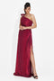 Rochie dama lunga burgundy Rabiela Bogas