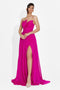 Lungo Vestito Fucsia da Donna di Anaika Bogas