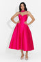 Lungo Vestito Fucsia da Donna Bogas Coriza