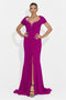 Lungo Vestito Fucsia da Donna di Emilia Bogas