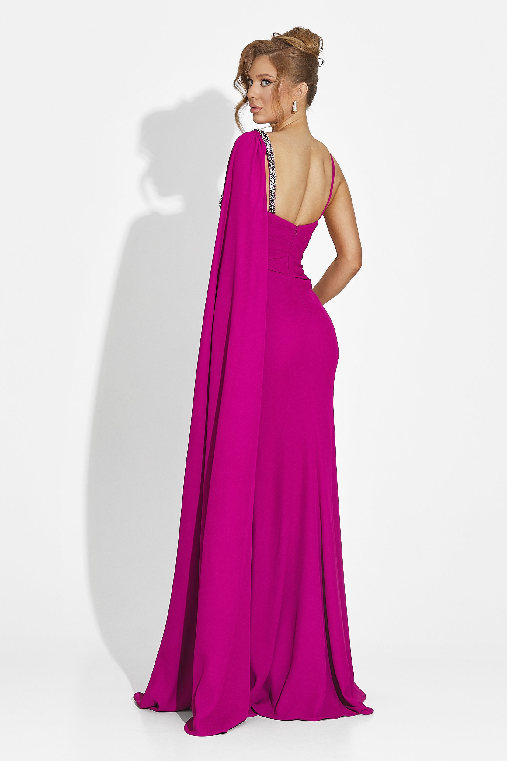 Abito lungo fucsia da donna Libre Bogas