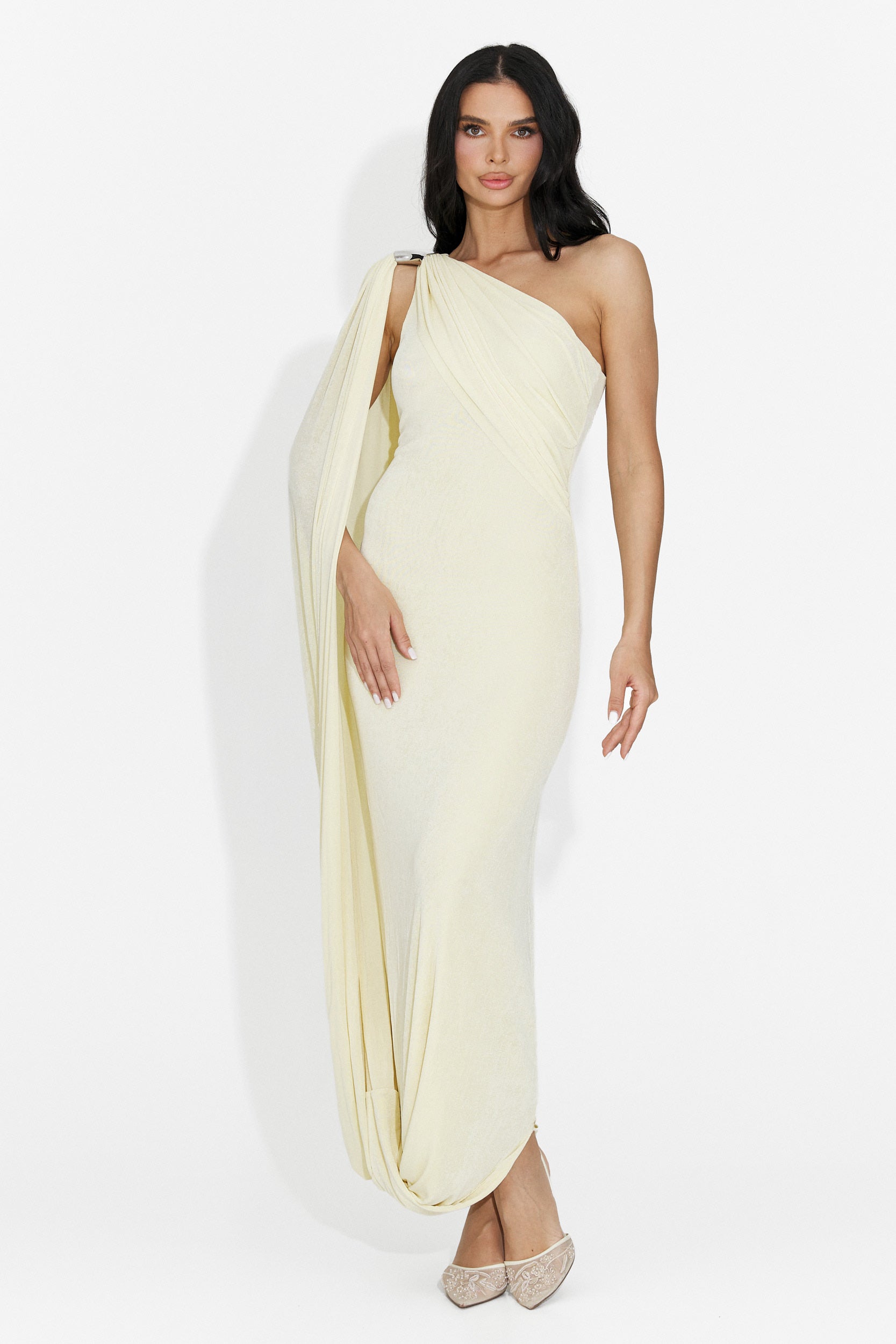Rochie dama lunga galbena Samiray Bogas