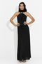 Rochie dama lunga neagra Alecsona Bogas