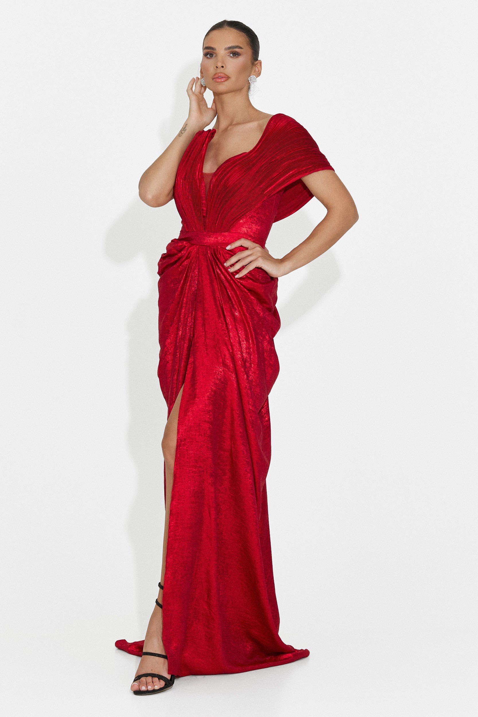 Rochie dama lunga rosie Becker Bogas