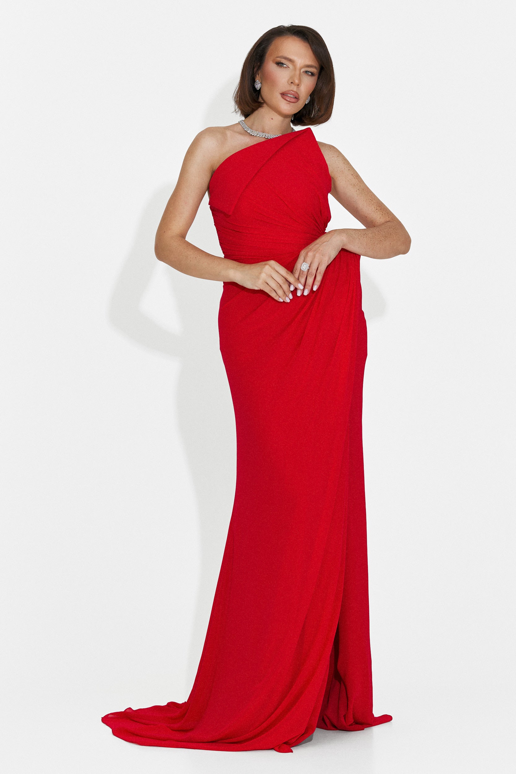 Lungo Vestito Rosso da Donna di Felina Bogas