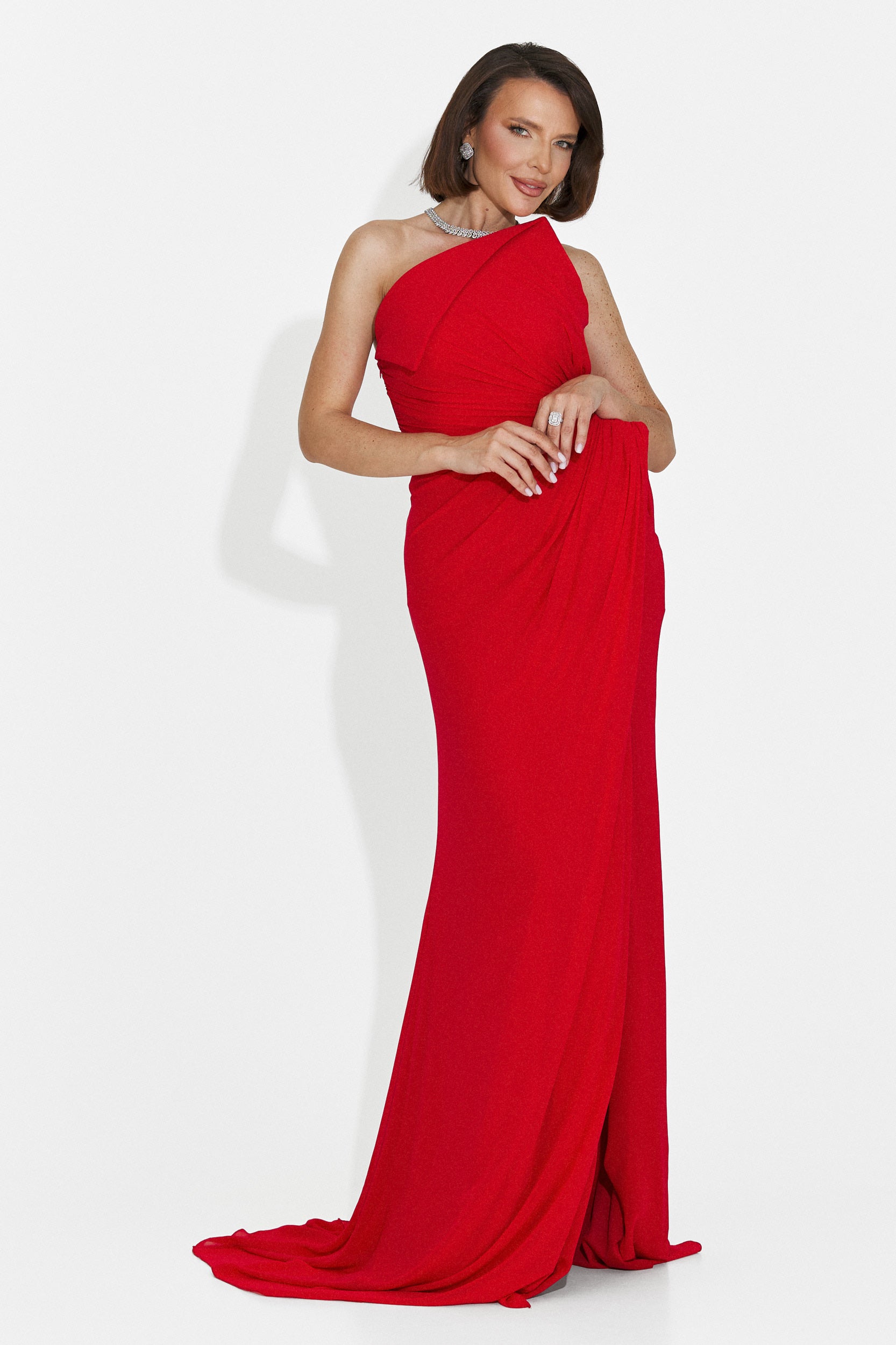 Lungo Vestito Rosso da Donna di Felina Bogas