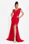 Lungo Vestito Rosso da Donna di Sidomia Bogas