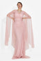 Lungo Vestito Rosa da Donna di Dionesia Bogas