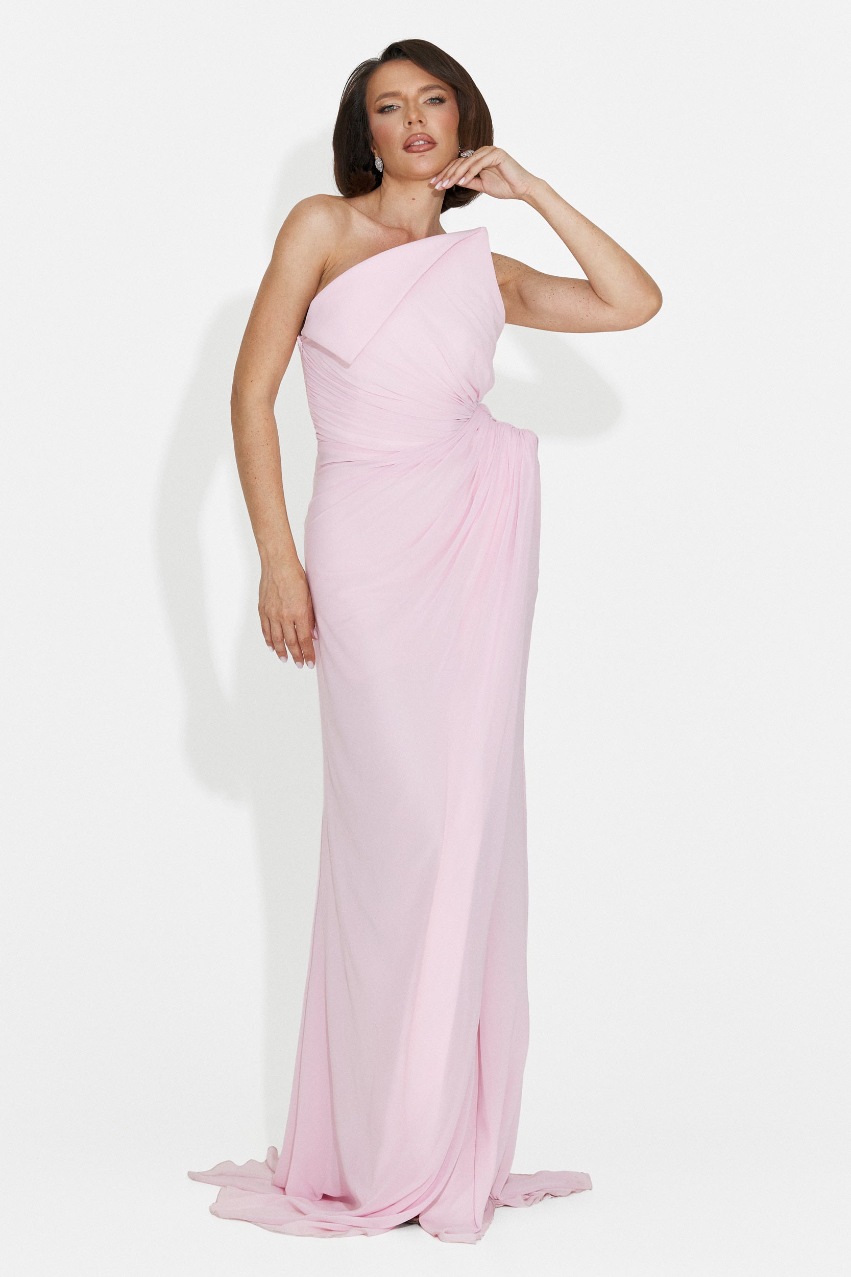 Lungo Vestito Rosa da Donna di Felina Bogas