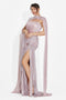 Lungo Vestito Rosa da Donna di Veriona Bogas