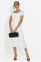 Abito donna midi bianco Elvilia Bogas