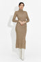 Abito Midi Beige di Patrisia Bogas per Donne